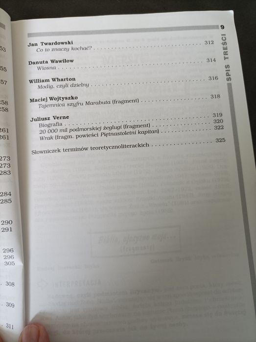 Opracowania lektury wiersze 6 klasa