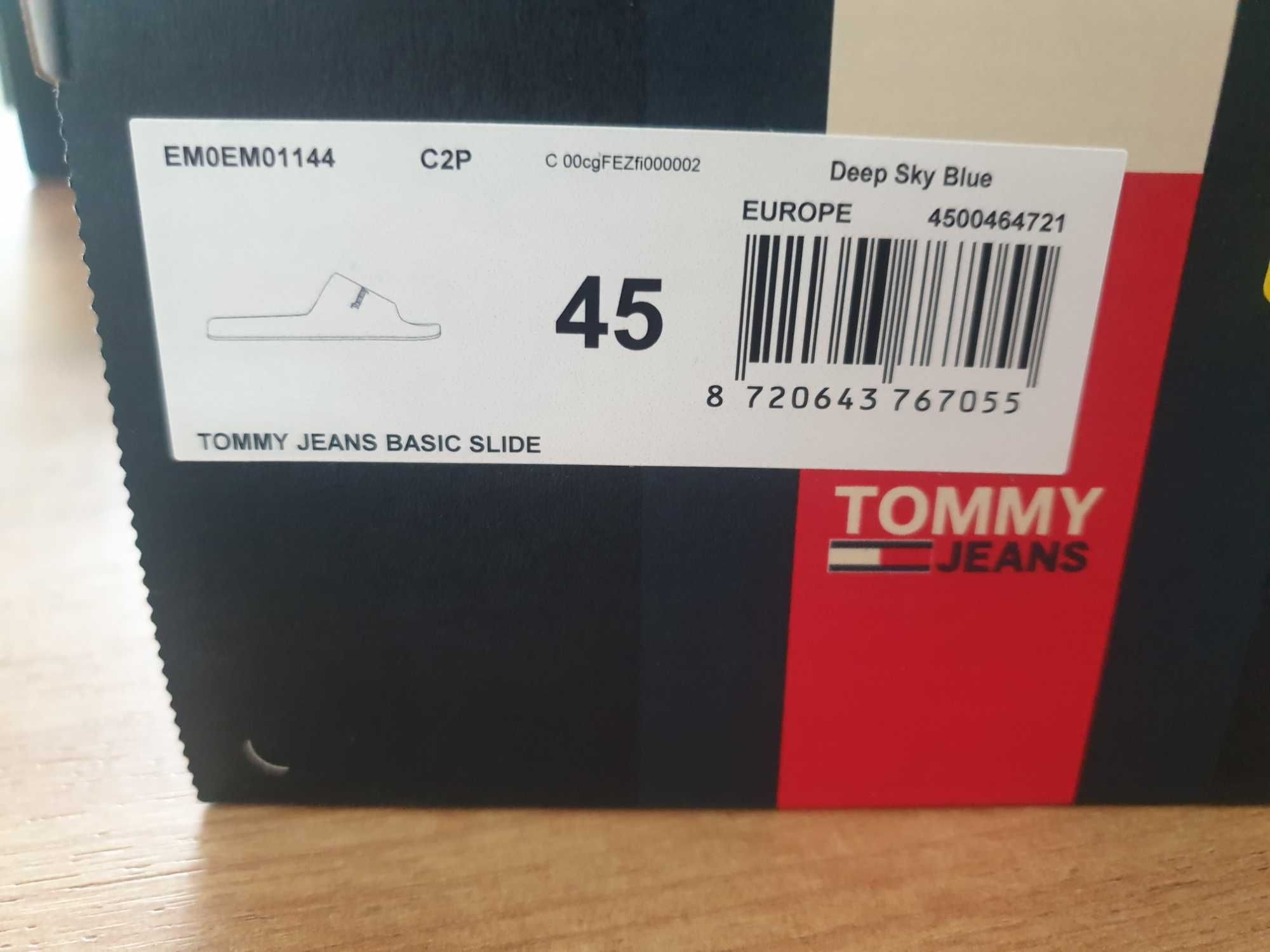 Nowe klapki Tommy Hilfiger Jeans rozmiar 43 i 45