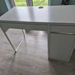 Biurko ikea micke + dodatkowy blat biurka