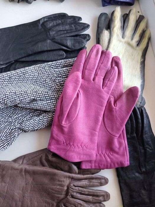 Рукавиці перчатки шкіряні