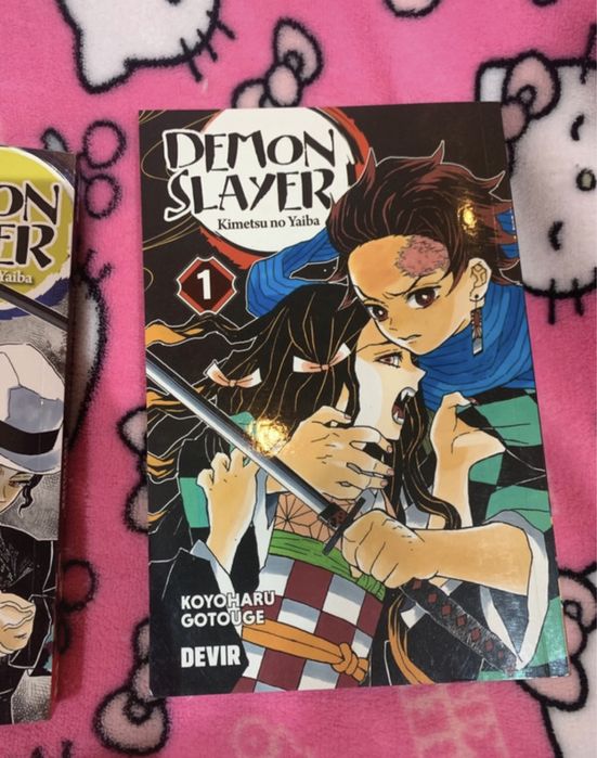 Livros Demon Slayer Vol 1 e 2