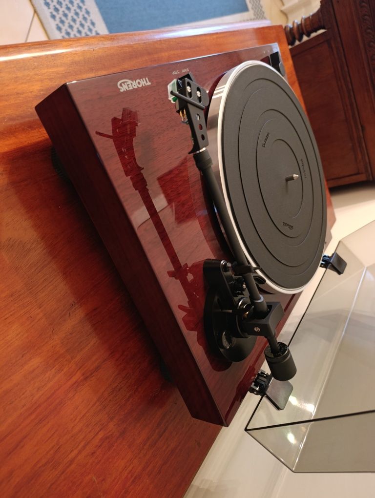 Gramofon Thomas TD 202 fornir ORZECH połysk WYPRZEDAŻ OKAZJA