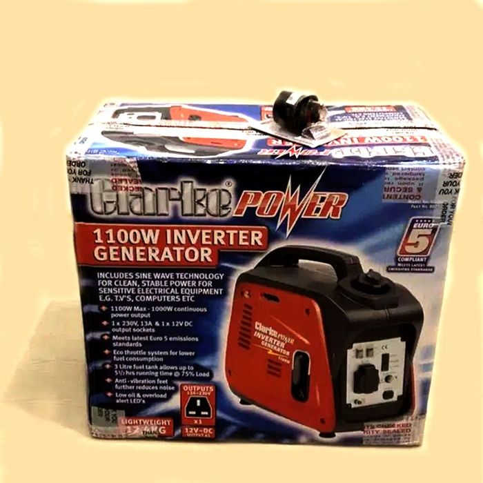 Генератор інверторний  Clarke Power IG1200D-1100w в наявності