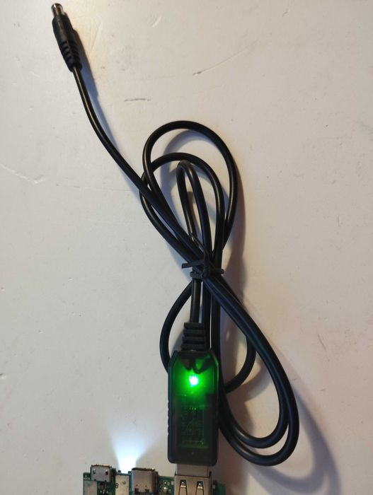 Кабель провід шнур роутера з перетворювачем USB-DC 9V, 12V 5.5х2.1 мм