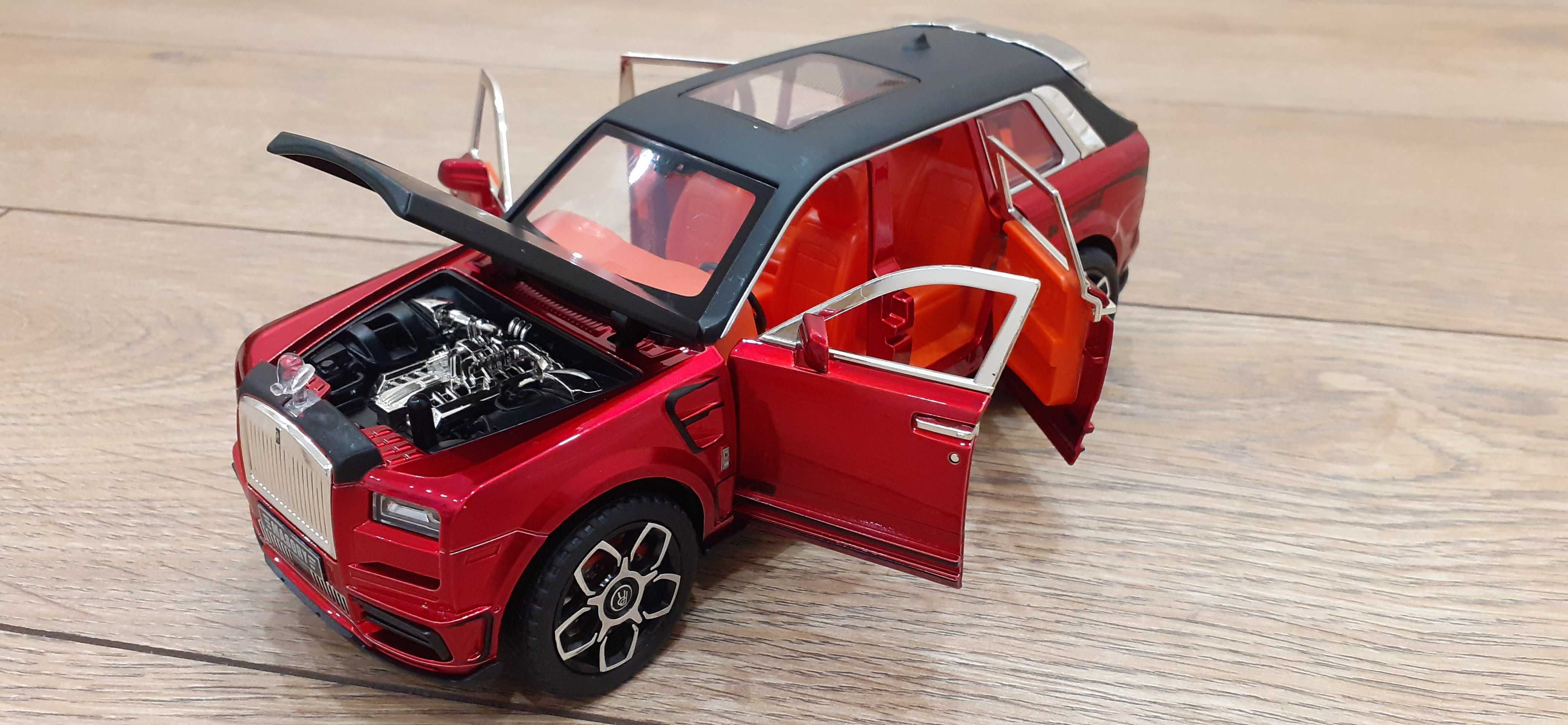 Rolls Royce Culinan Masory 1:24, napęd, światła, dźwięk