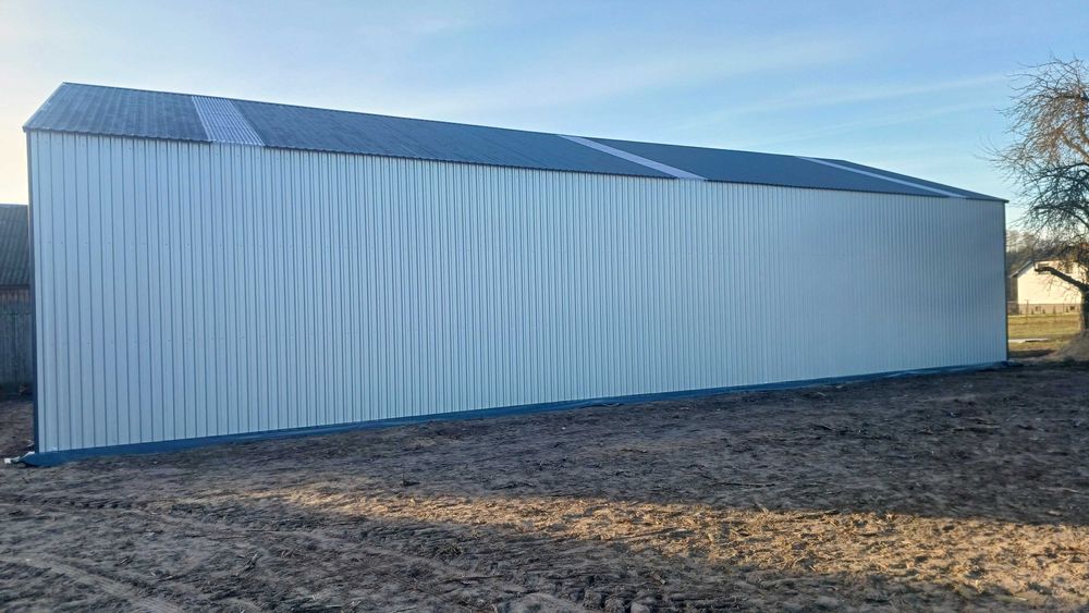 Hala stalowa / magazyn zbożowy 12x25x5