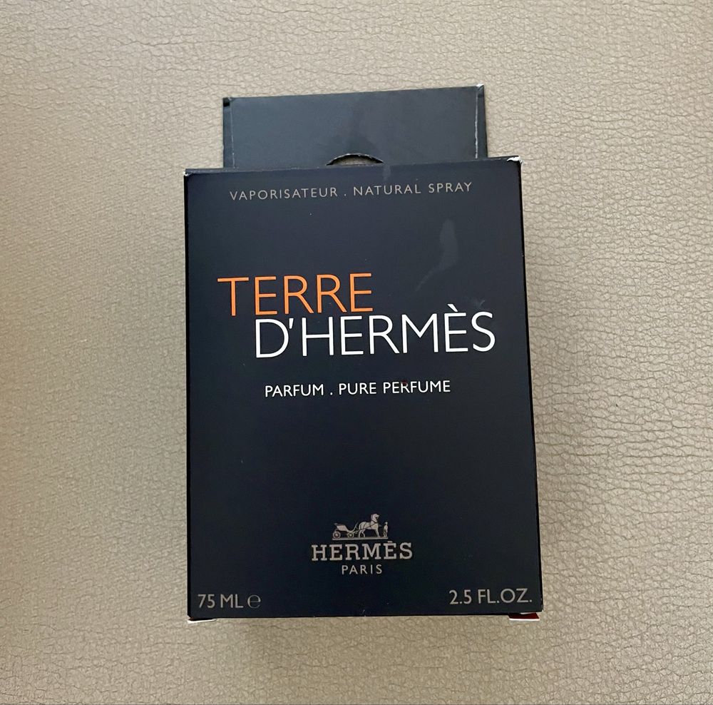 Terre D’Hermes Parfum 75ml Oryginalne pudełko Hermes perfumy