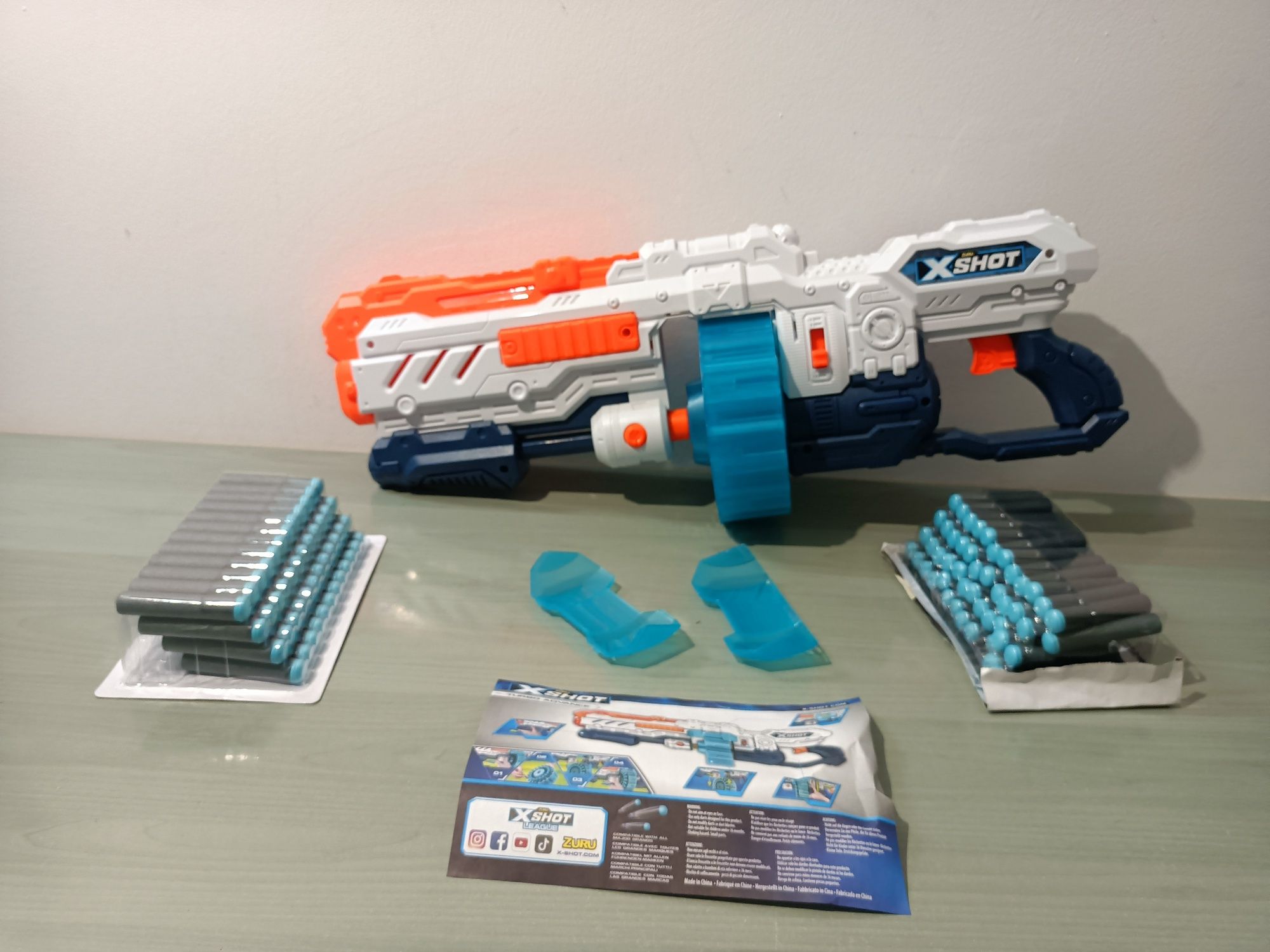 X-Shot Excel Turbo Advance 40 pistolet wyrzutnia karabin