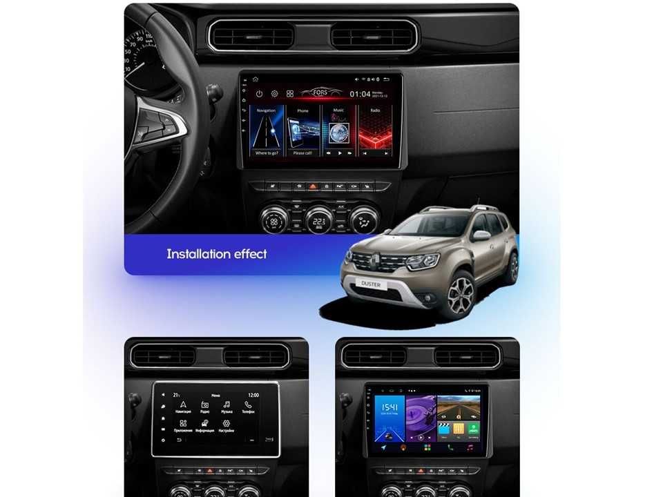 Radio samochodowe Android Renault Duster (10.1") 2018+