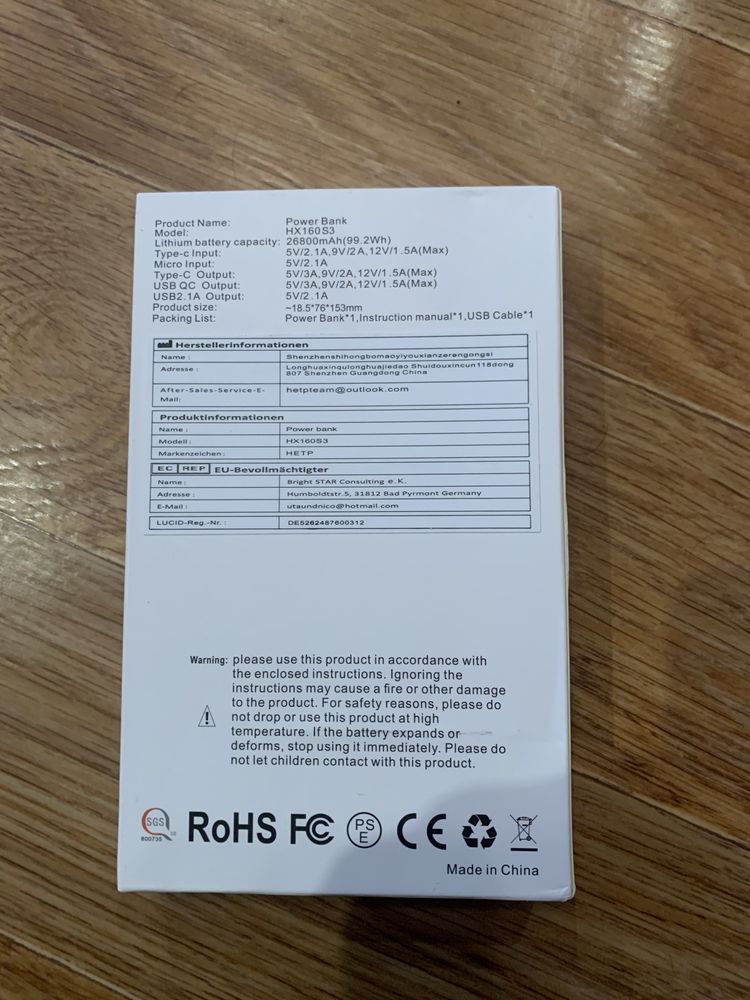 Powerbank 28600 mAh Павербанк 20000 30000