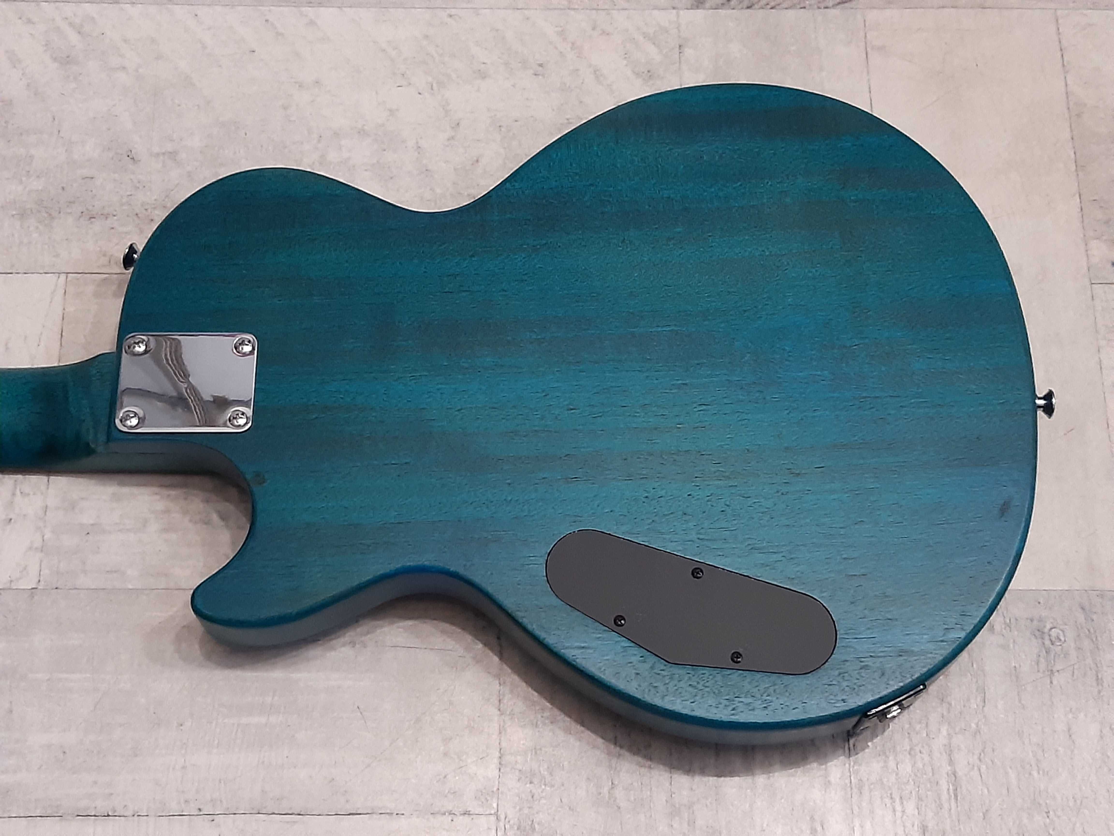 Gitara Epiphone Les Paul Turquoise Open Pore Matt-wysyłka Free-zamiana