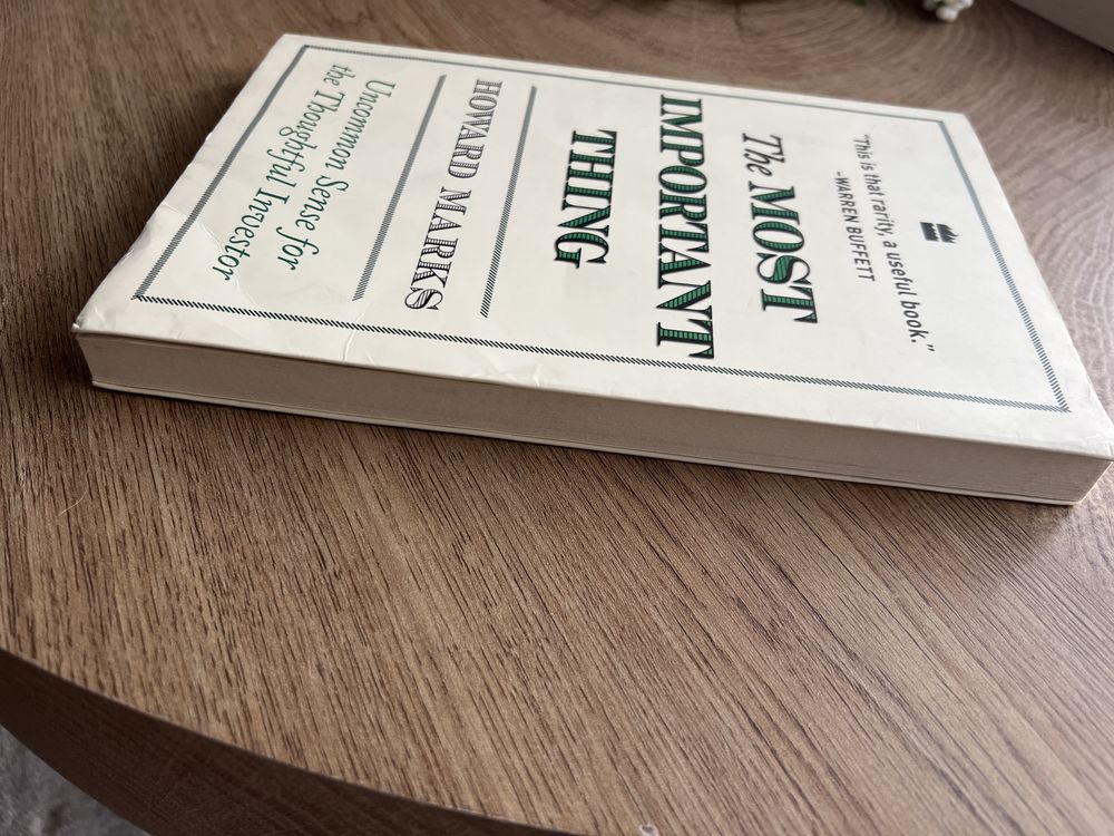 The most important thing - Howard Marks