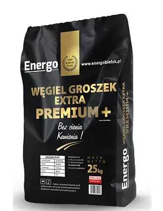 węgiel groszek EXTRA premium + 25-27mj wypala się w pył