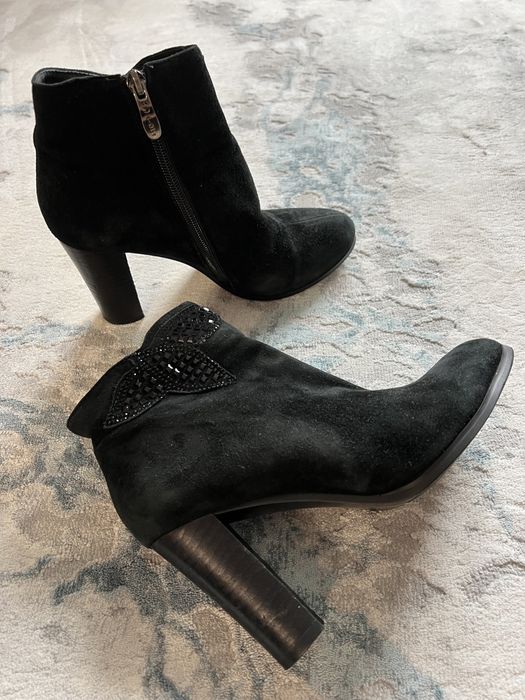 Замшеві демісезонні напівчеревики 37 розмір