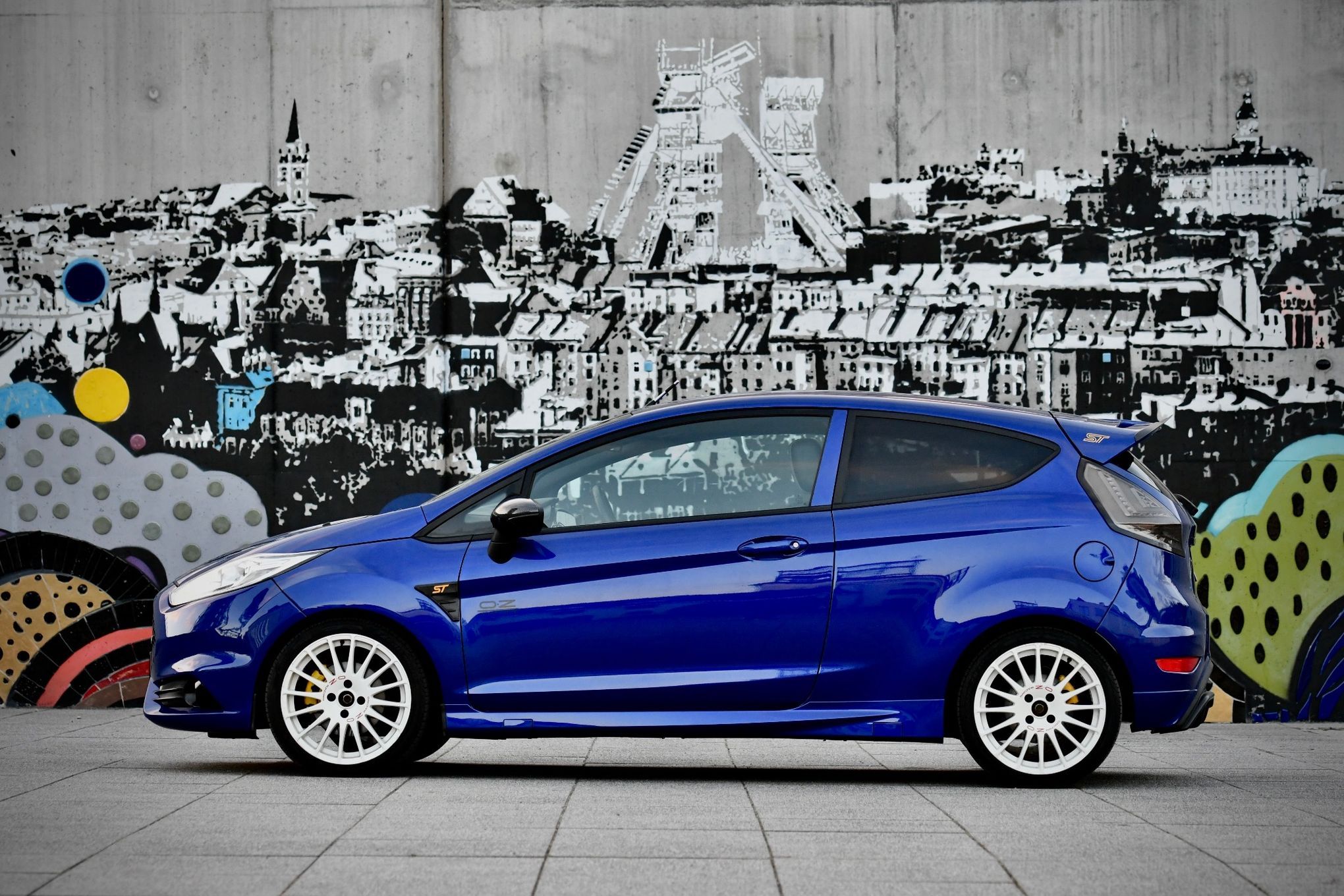 Ford Fiesta FORD FIESTA - 250HP, Recaro, Hybrydowe Turbo, downpipe, Oz R - FOTO!