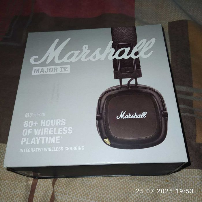 Оригінальні навушники Marshall Major IV Bluetooth Brown