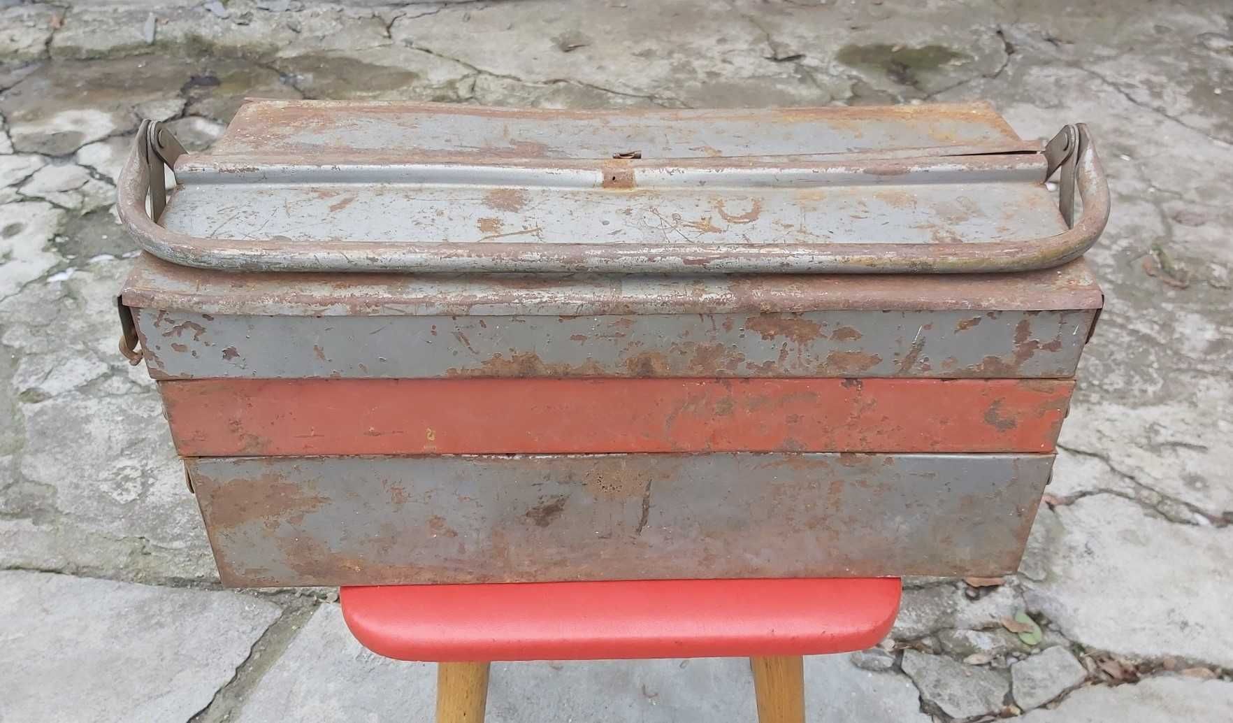 Ящик металлический раскладной для инструментов органайзер