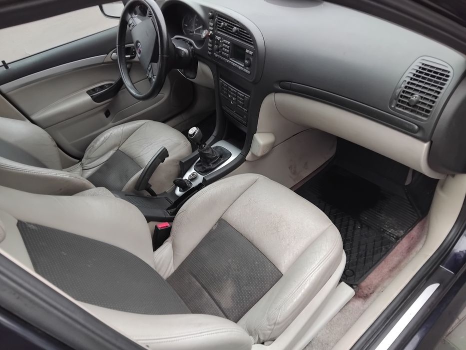Saab 9-3 2.2 tid 2004 г.в. На полном ходу.