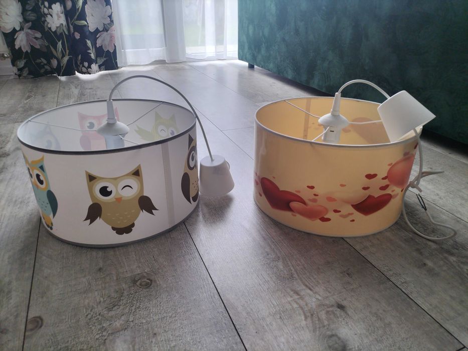Lampa sufitowa dziecięca 2 sztuki zestaw
