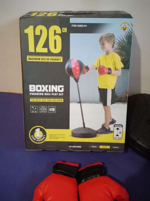 Напольна боксерська груша для дітей