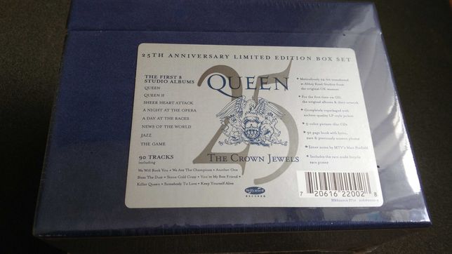 Queen ‎– The Crown Jewels: 25th Anniversary Boxed Set
8 × CD