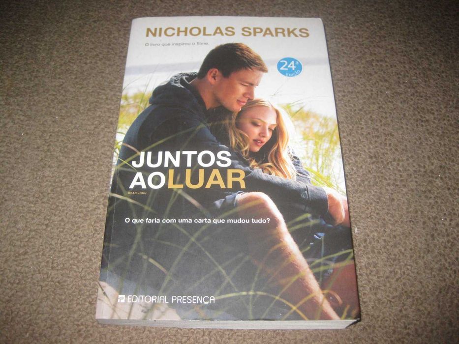 Livro "Juntos ao Luar" de Nicholas Sparks