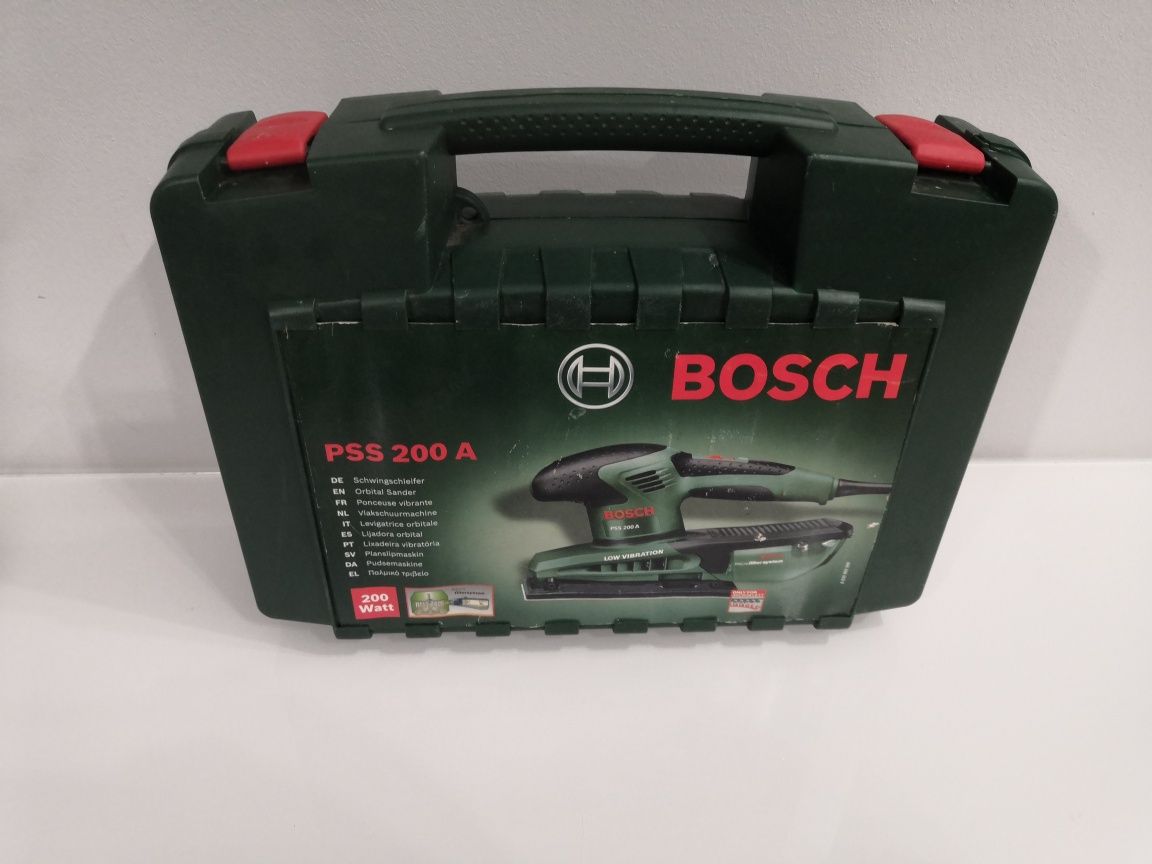 BOSCH PSS200 szlifierka oscylacyjna komplet z walizką (wysyłka)