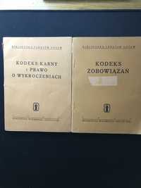 Kodeks Zobowiązań / Karny i Prawo o Wykroczeniach [1945]