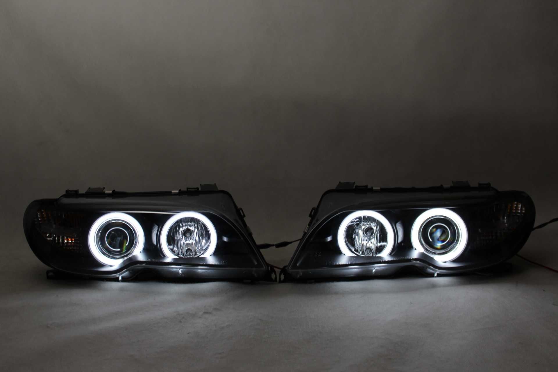 Lampy przednie przód BMW III E46 COUPE 03-05 Angel Eyes LED XENON NOWE