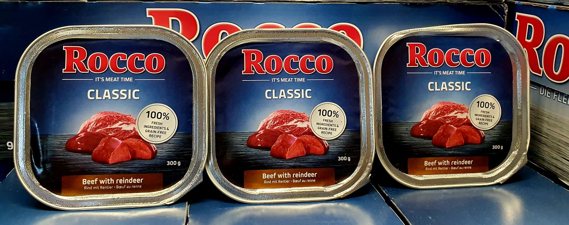 36x300g Rocco WOŁOWINA Z RENIFEREM bez Zbóż wysokiej jakości karma dla