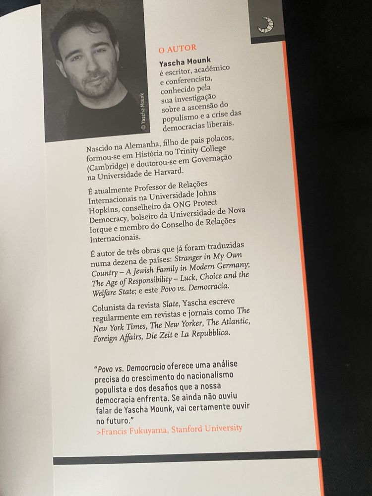 Livro “Povo Vs. Democracia” - Yascha Mounk