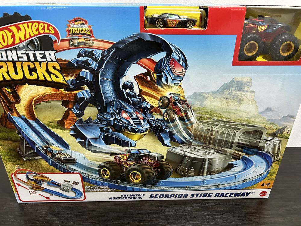 Tor Hot Wheels Monster Trucks Atak Skorpiona GNB05