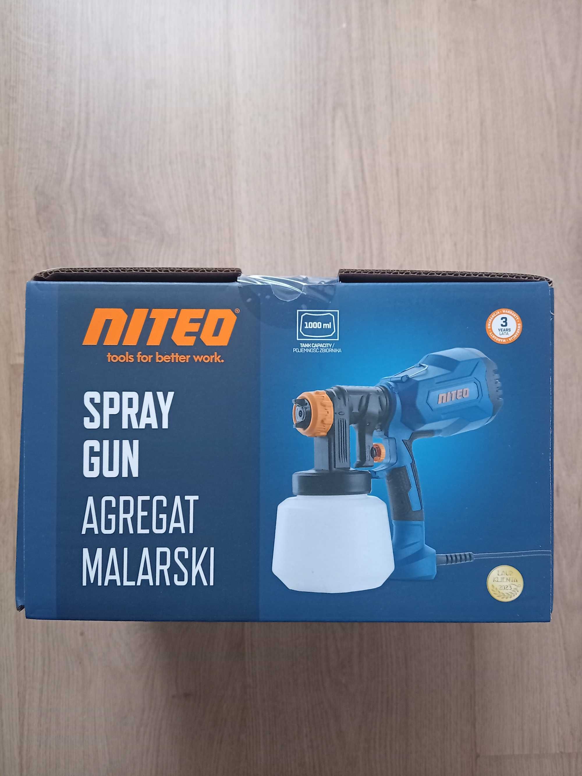 Agregat malarski elektryczny Niteo nowy gwarancja z dowodem zakupu