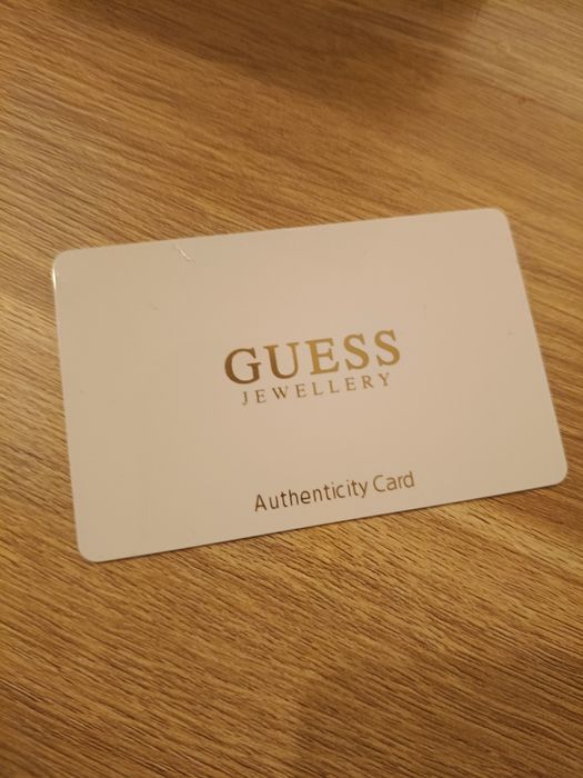 Naszyjnik GUESS – złoty z serduszkami, oryginał!