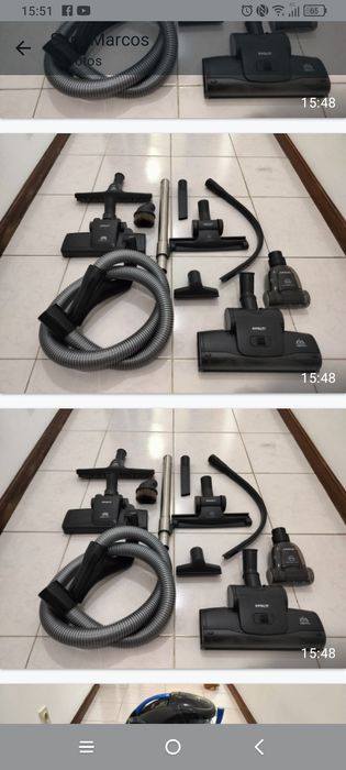 Venda de aspirador com depósito de água como novo