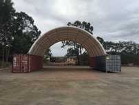 Zadaszenie kontenerowe 10x6m | Wytrzymałe PVC | szybki montaż | wiata