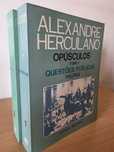 Tomo I e II de "Opúsculos" de Alexandre Herculano
