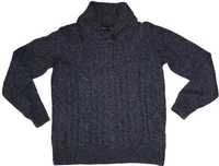 ZARA roz.L  ciepły sweter męski wełna 70% jak nowy