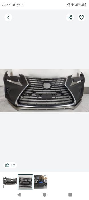 Бампер з решіткою Лексус Бампер LEXUS NX F-SPORT TRD