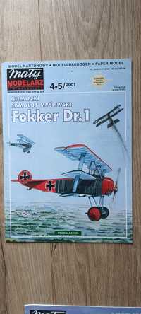 Model kartonowy. Fokker Dr.1