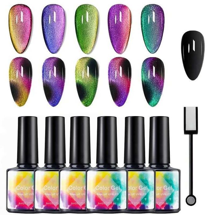 conjunto de vernizes de gel novos