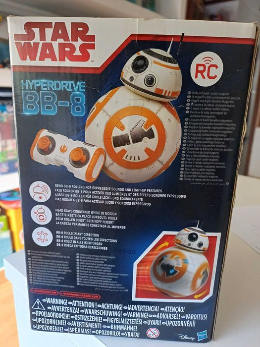 BB-8 star wars na caixa
