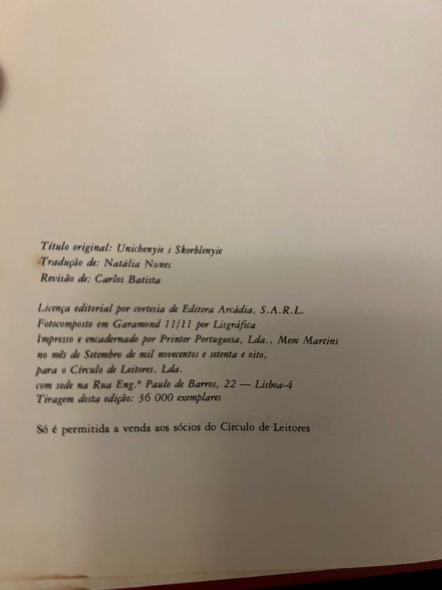 Fedor Dostoievski Humilhados e Ofendidos