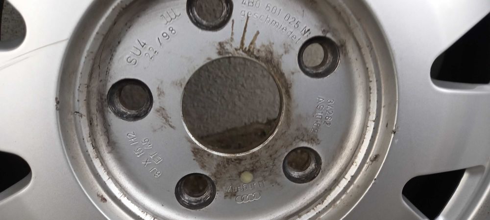 Felgi aluminiowe koła opony wielosezon Audi A4 B5 A6 C5 5X112 15"kpl