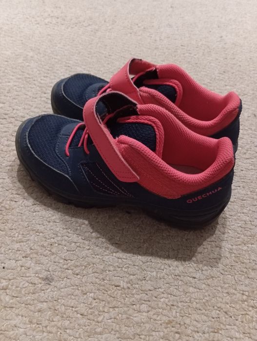 Buty trekkingowe, dziewczęce, Decathlon, Quechua, 32