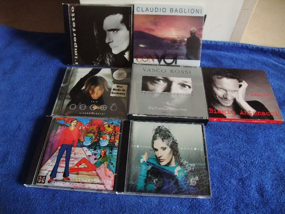 Фирм cd Renato Zero Claudio Baglioni Vasco Rossi Anna Oxa и т.д.