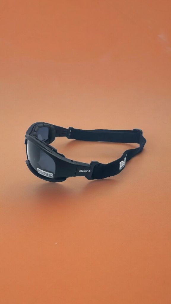 Тактичні окуляри з поляризацією Daisy X7 Black + 4 комплекти лінз