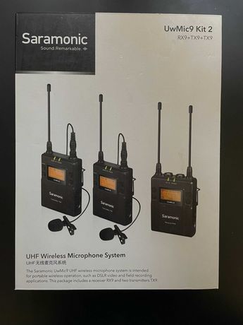 Saramonic UwMic9 Kit2 RX9 + TX9 + TX9 zestaw bezprzewodowy