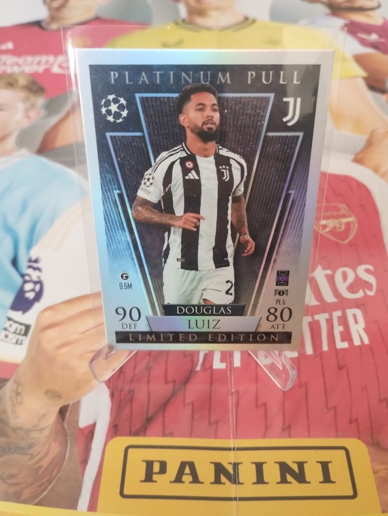Topps match attax extra 2024/2025 platinium pull pl5 Douglas luiz