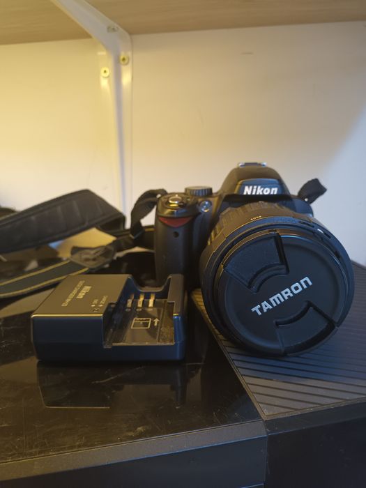 Nikon D60 obiektyw Tamron 18-200mm 1:3.5-6.3